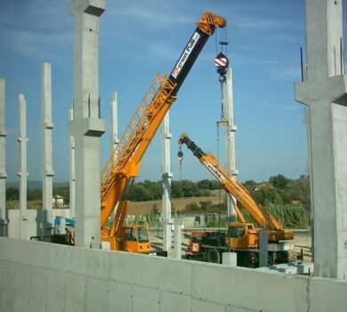 projectes d'elevació grua construcció